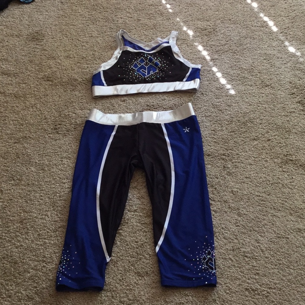 NEW CA cheer athletics practice wear 2pc set
